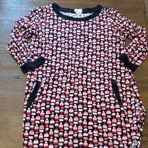 kate spade Ladies Nightgown  with Pink & Red Cupcake Motif & Pockets!